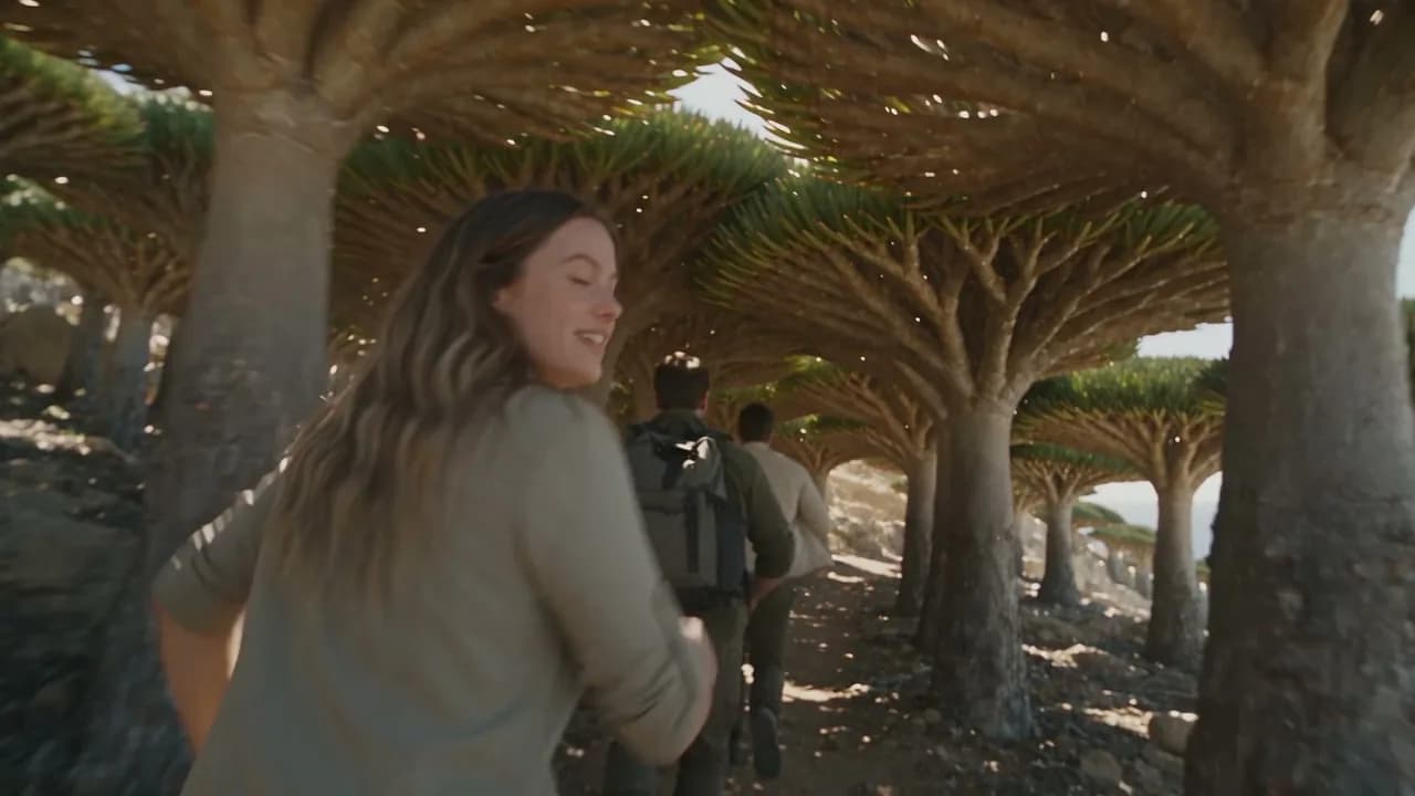 Silent WeWander travel film moving through Socotra, Iceland and Bali with small groups, guides and active landscape experiences